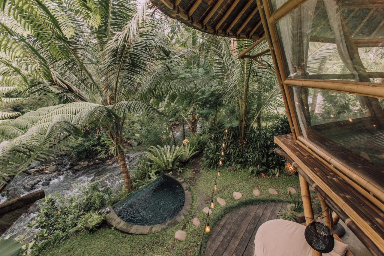 Hideout Eco Bamboo House Bali Vila Selat Exterior foto