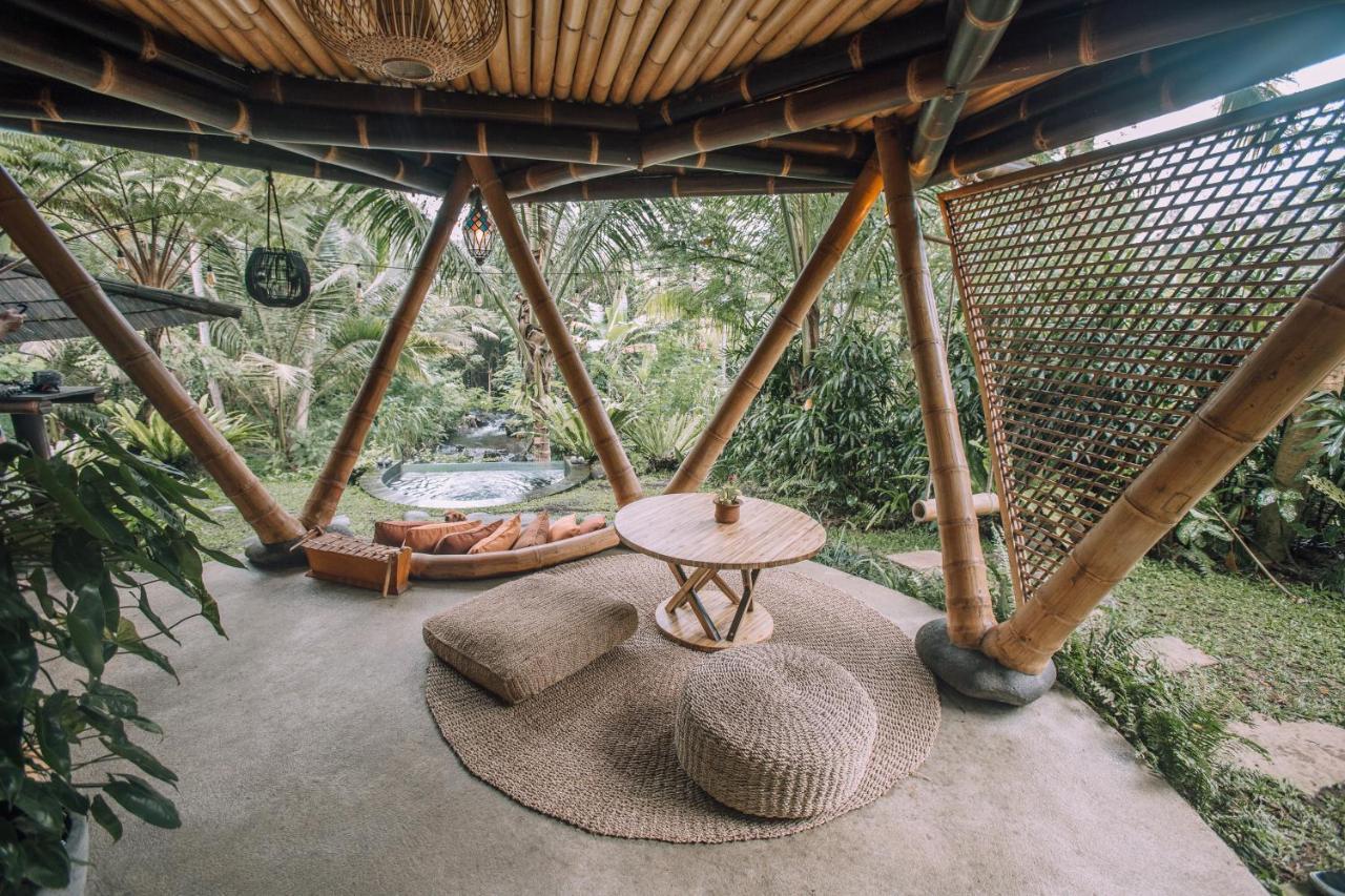 Hideout Eco Bamboo House Bali Vila Selat Exterior foto