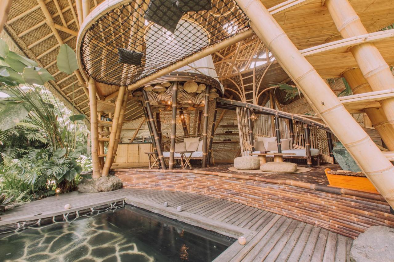 Hideout Eco Bamboo House Bali Vila Selat Exterior foto