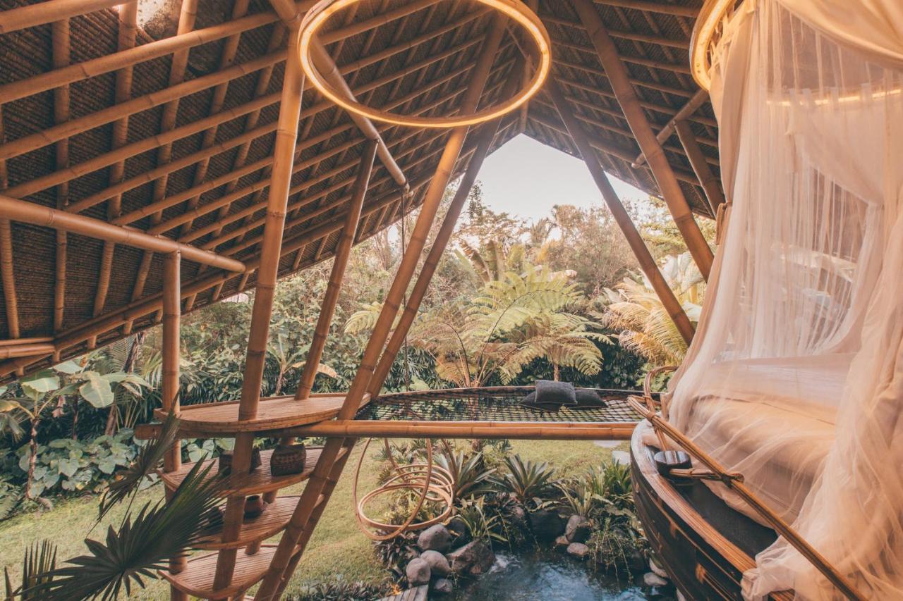 Hideout Eco Bamboo House Bali Vila Selat Exterior foto